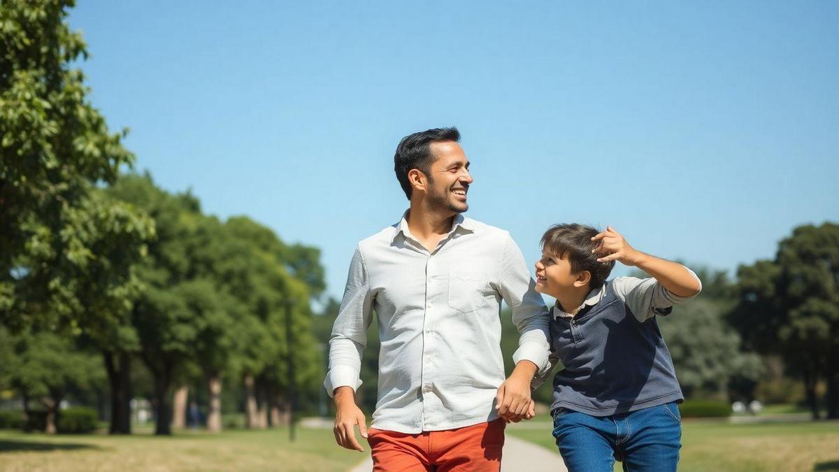 Vínculo pai-filho e suas vantagens