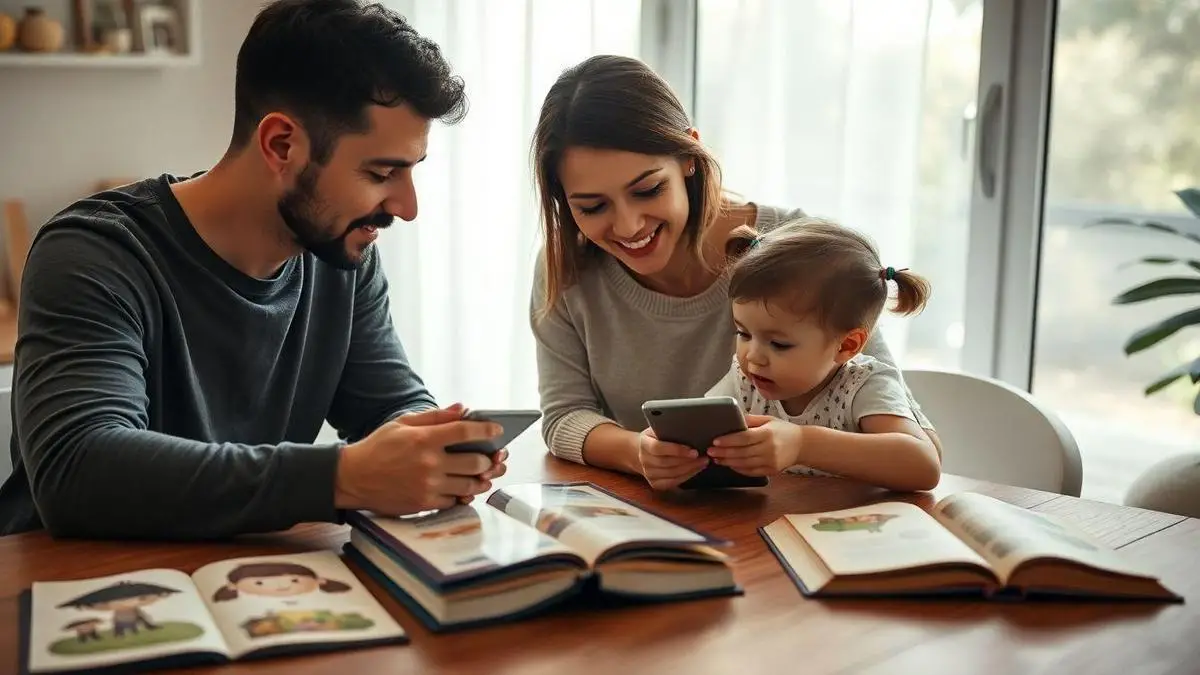Recursos educativos para pais: livros, apps e materiais gratuitos