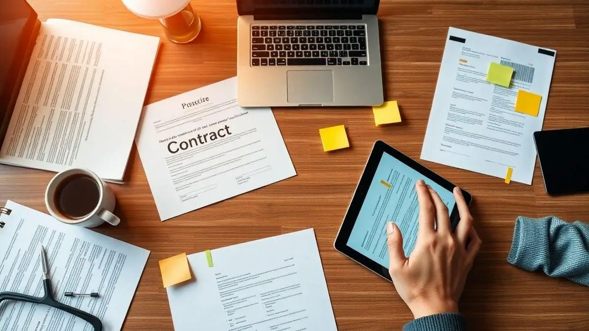 Como usar templates e exemplos para criar seu acordo passo a passo